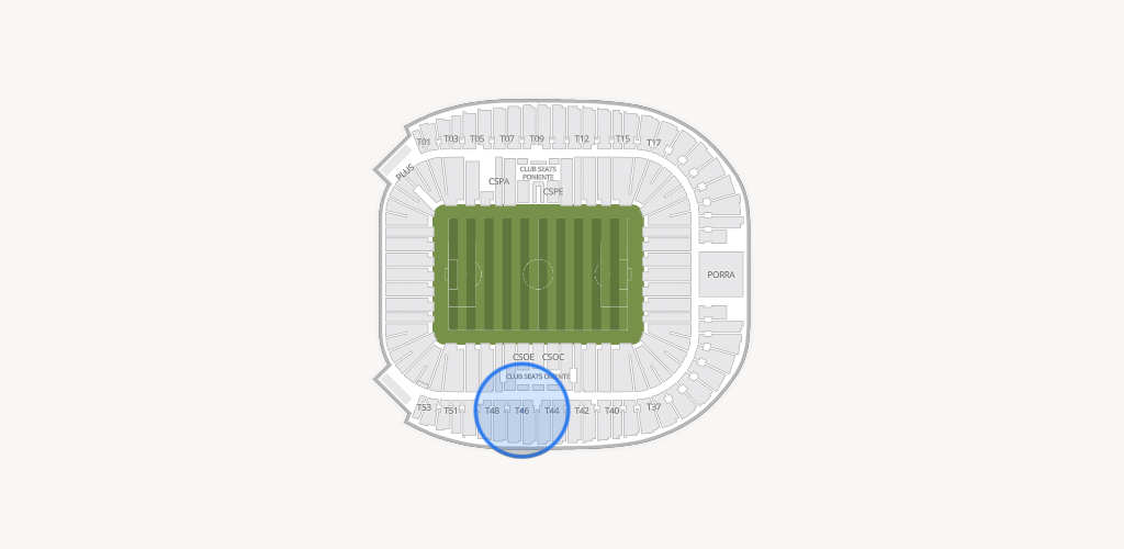 Estadio BBVA Bancomer Seating Chart