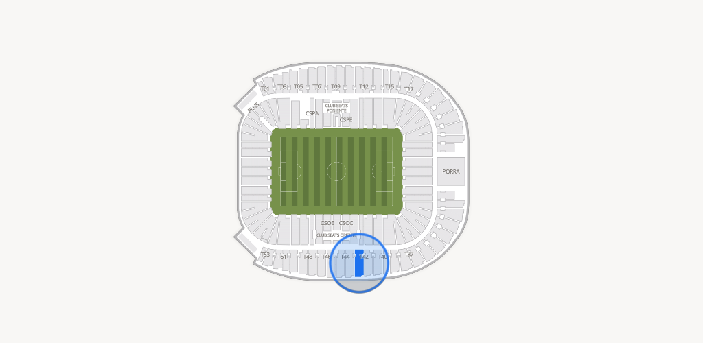 Estadio BBVA Bancomer Seating Chart