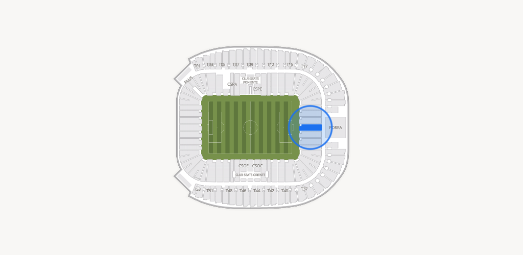 Estadio BBVA Bancomer Seating Chart