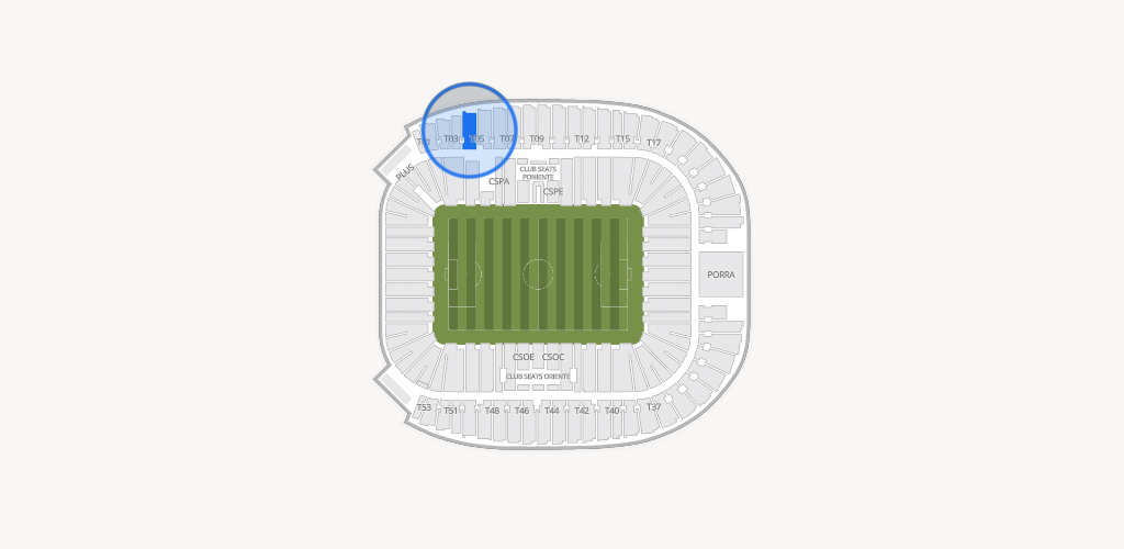Estadio BBVA Bancomer Seating Chart