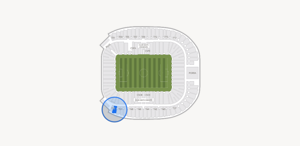 Estadio BBVA Bancomer Seating Chart