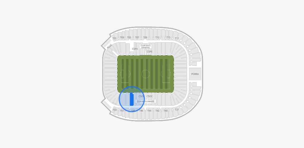 Estadio BBVA Bancomer Seating Chart