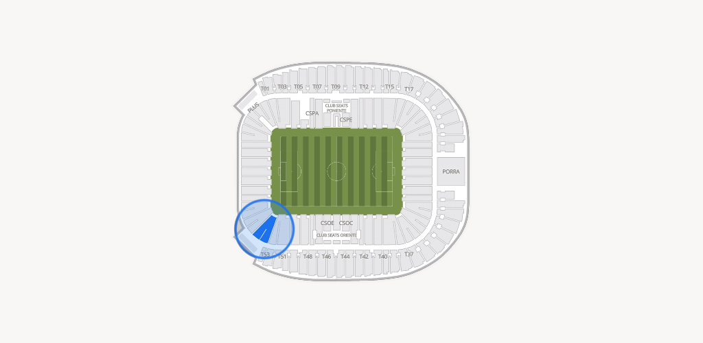 Estadio BBVA Bancomer Seating Chart