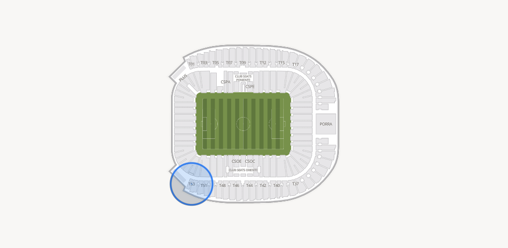 Estadio BBVA Bancomer Seating Chart