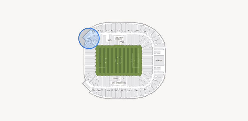 Estadio BBVA Bancomer Seating Chart