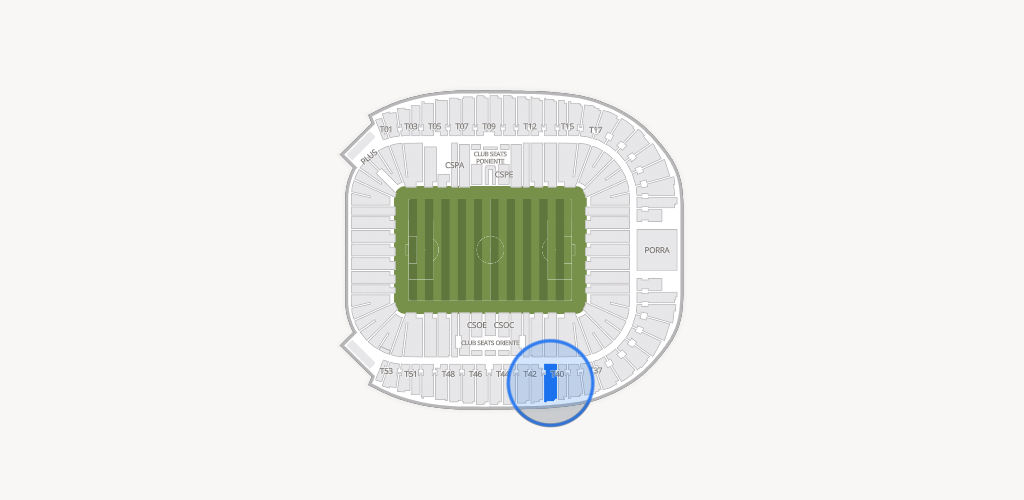 Estadio BBVA Bancomer Seating Chart