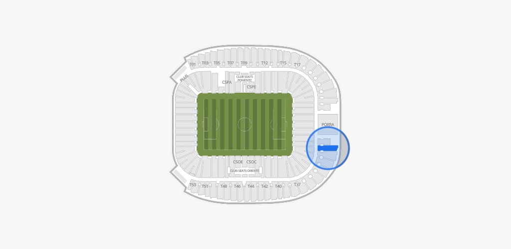 Estadio BBVA Bancomer Seating Chart