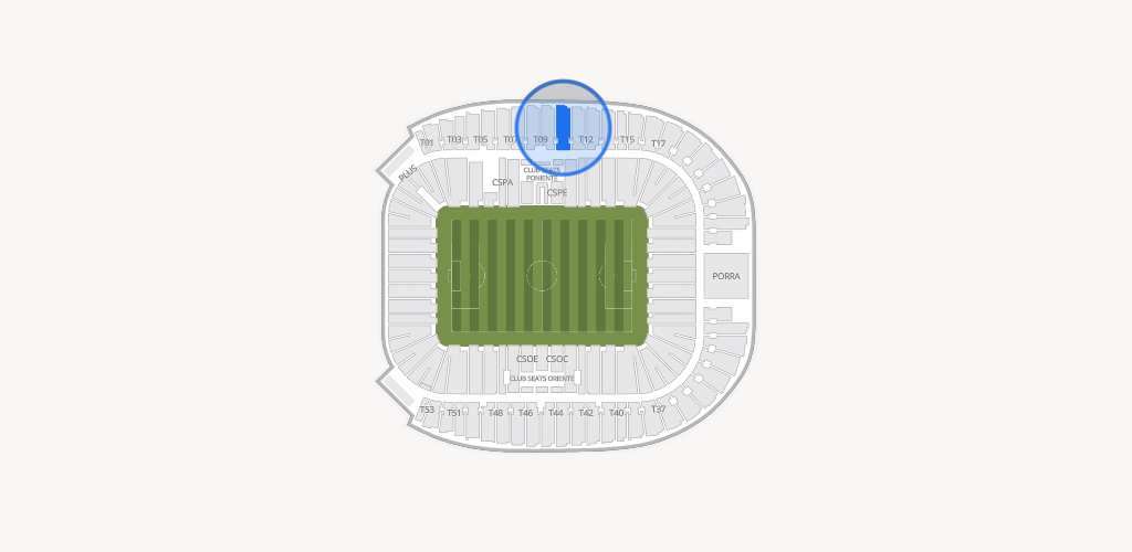 Estadio BBVA Bancomer Seating Chart