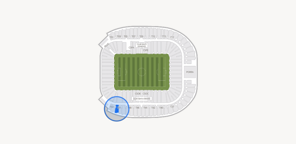 Estadio BBVA Bancomer Seating Chart