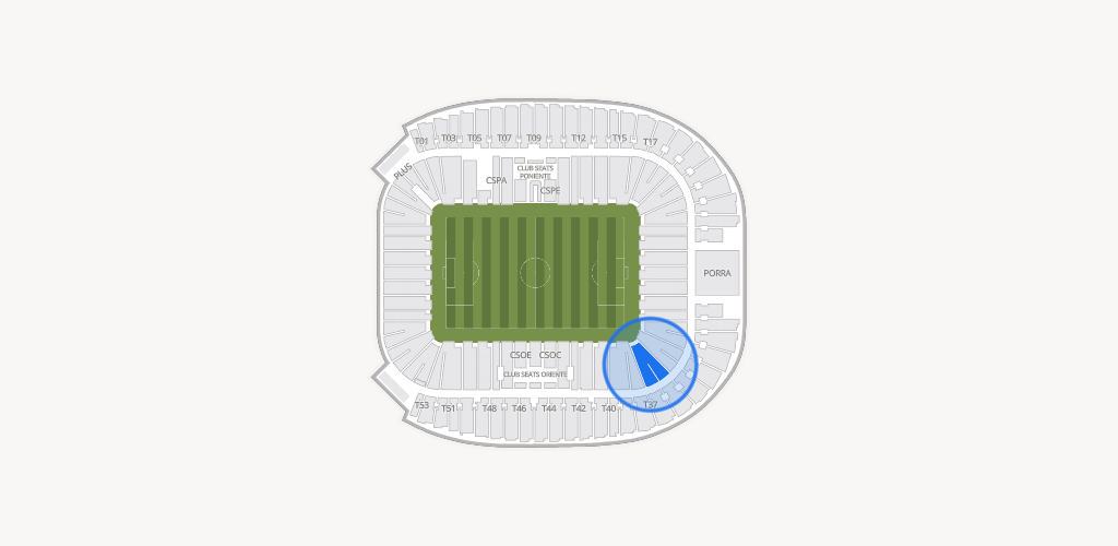Estadio BBVA Bancomer Seating Chart