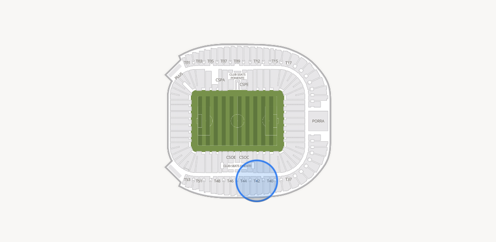 Estadio BBVA Bancomer Seating Chart