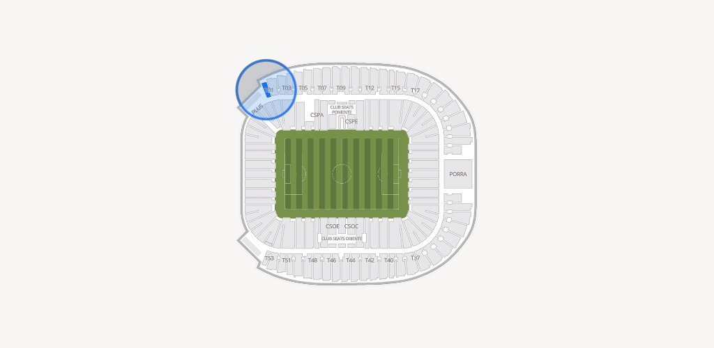 Estadio BBVA Bancomer Seating Chart