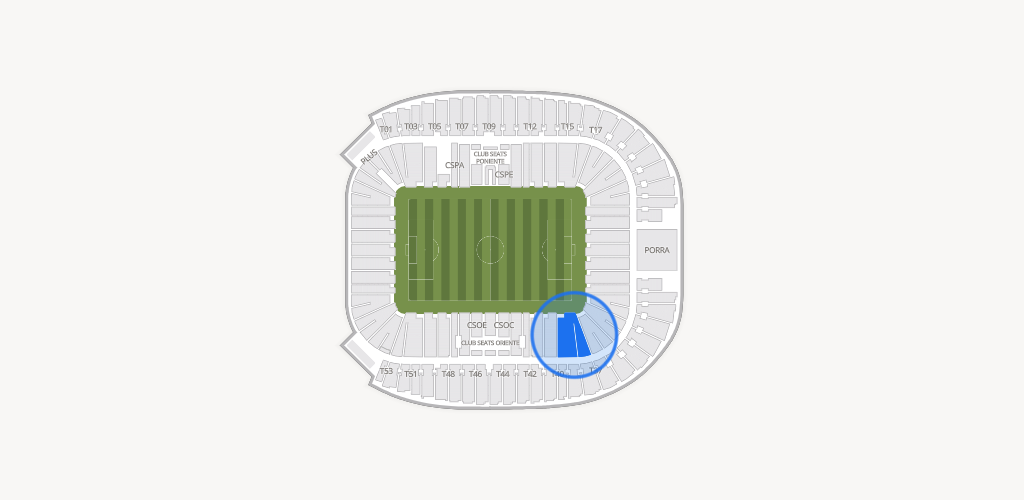 Estadio BBVA Bancomer Seating Chart