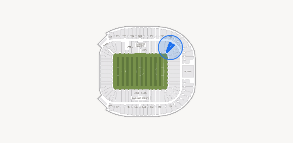Estadio BBVA Bancomer Seating Chart
