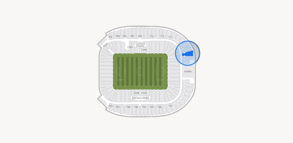 Estadio BBVA Bancomer Seating Chart