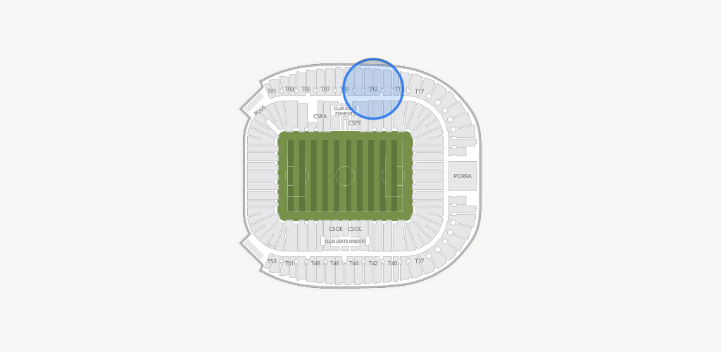 Estadio BBVA Bancomer Seating Chart