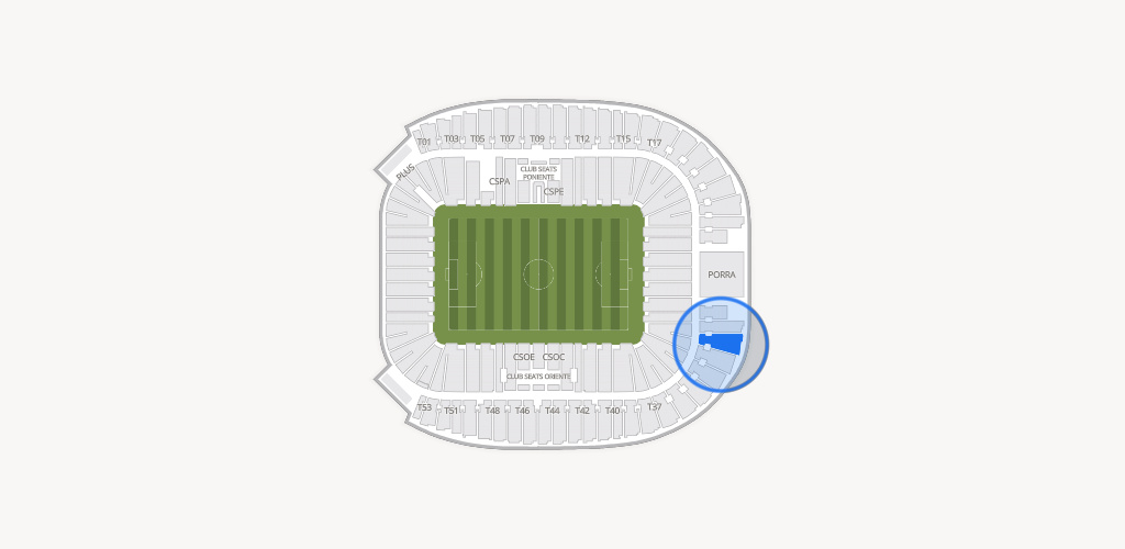 Estadio BBVA Bancomer Seating Chart