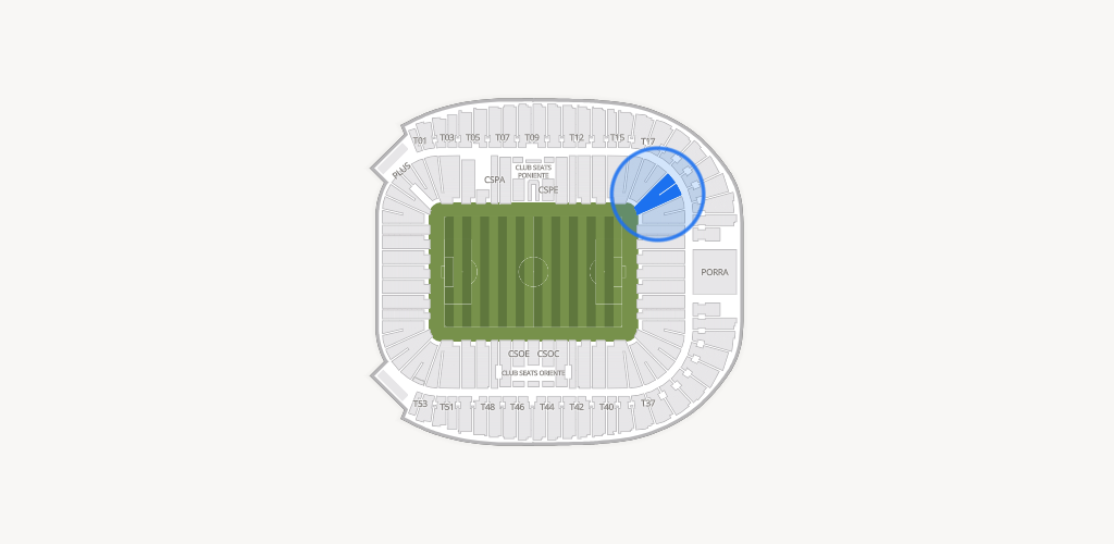 Estadio BBVA Bancomer Seating Chart