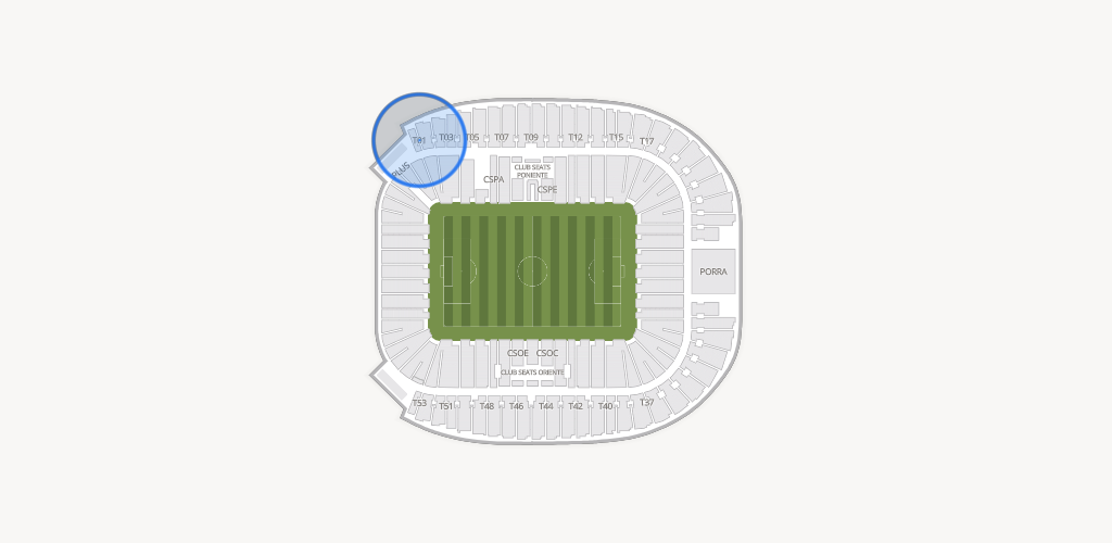 Estadio BBVA Bancomer Seating Chart