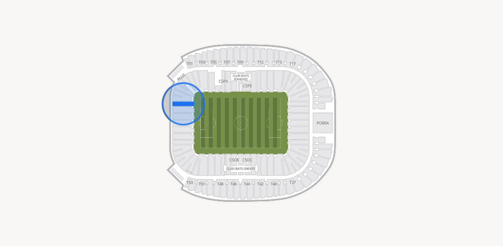Estadio BBVA Bancomer Seating Chart
