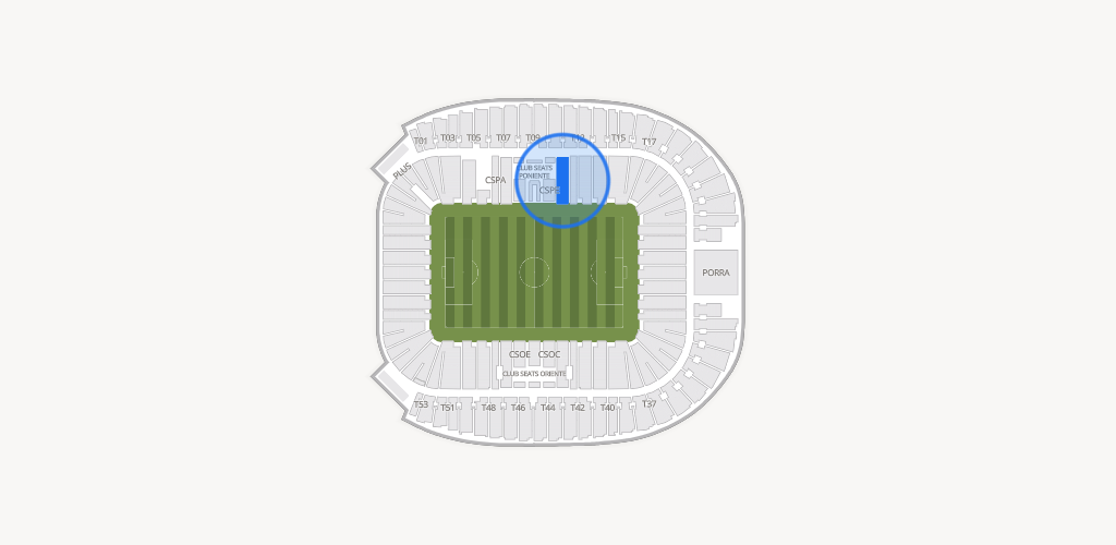 Estadio BBVA Bancomer Seating Chart