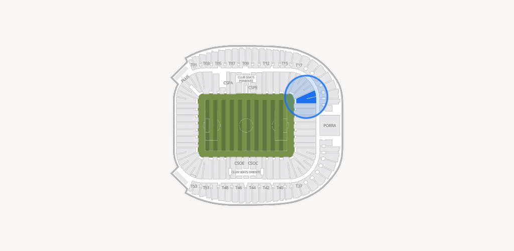 Estadio BBVA Bancomer Seating Chart