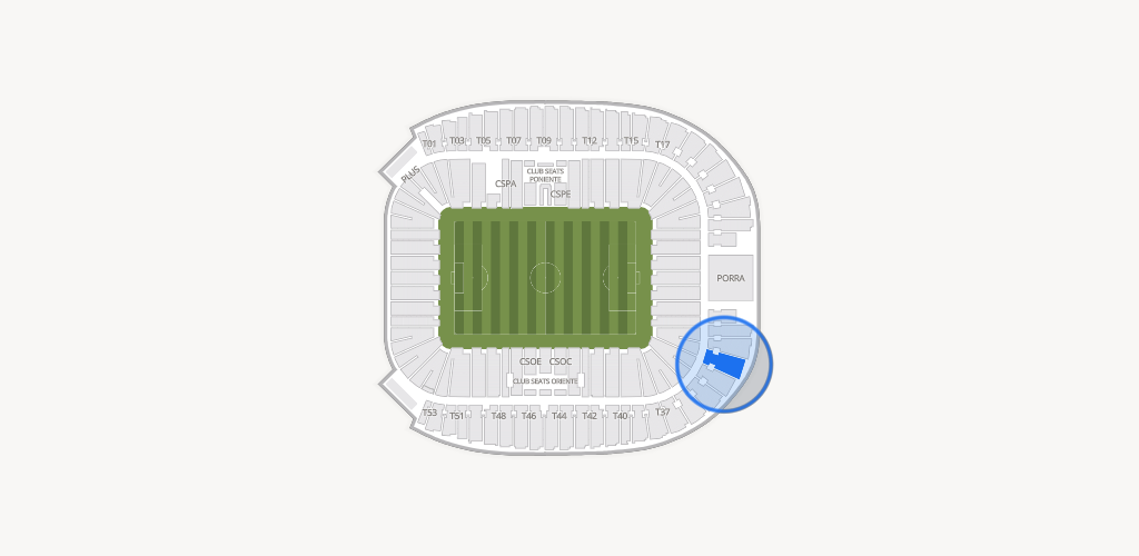 Estadio BBVA Bancomer Seating Chart