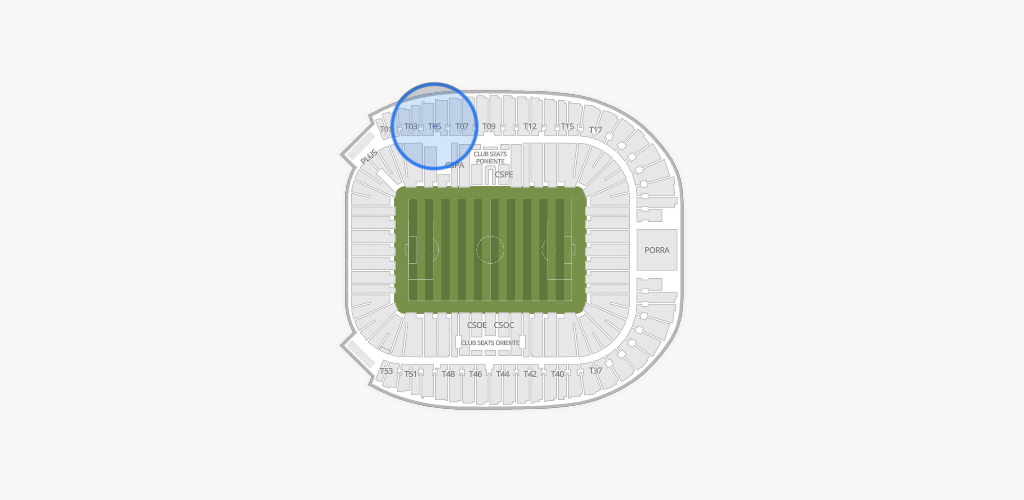 Estadio BBVA Bancomer Seating Chart