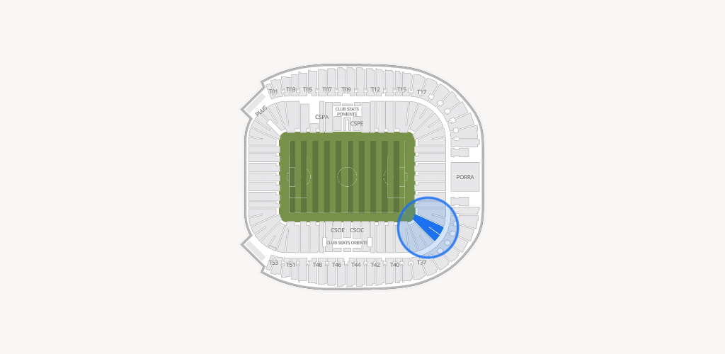 Estadio BBVA Bancomer Seating Chart