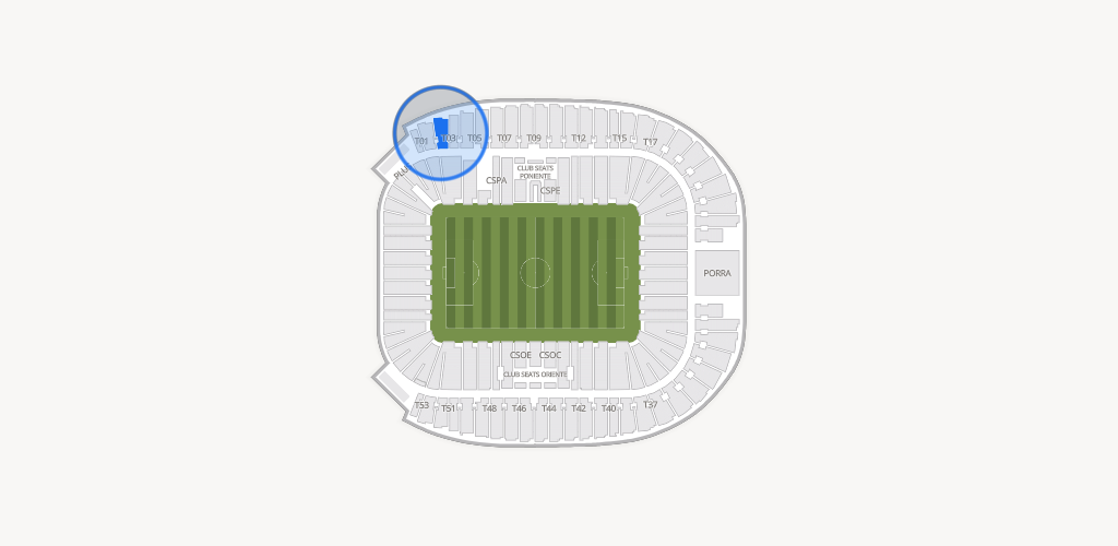 Estadio BBVA Bancomer Seating Chart