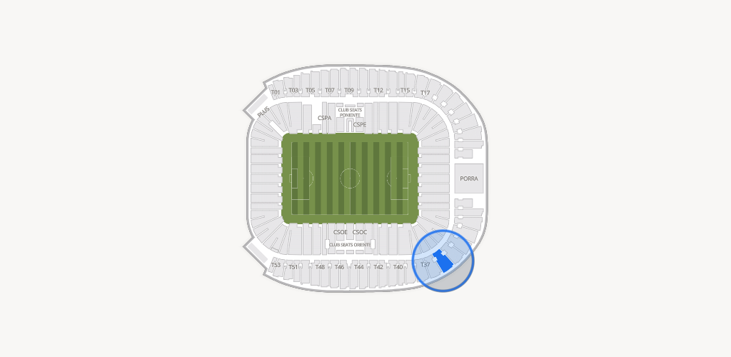 Estadio BBVA Bancomer Seating Chart