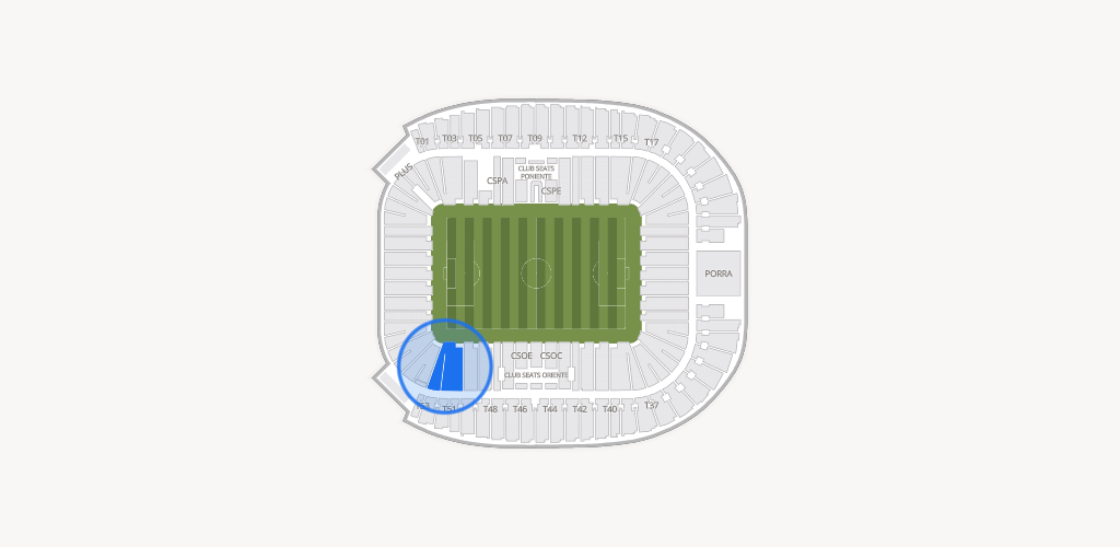 Estadio BBVA Bancomer Seating Chart