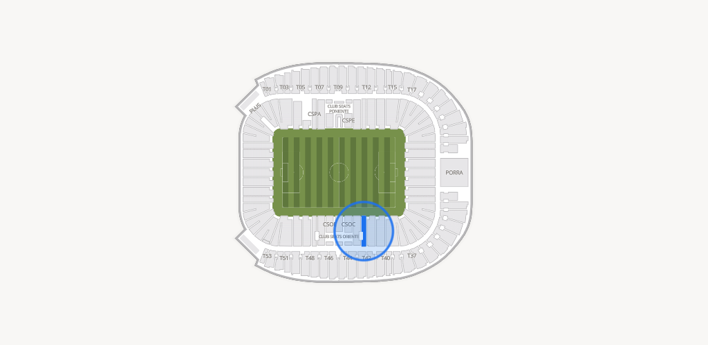 Estadio BBVA Bancomer Seating Chart