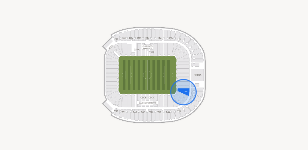 Estadio BBVA Bancomer Seating Chart