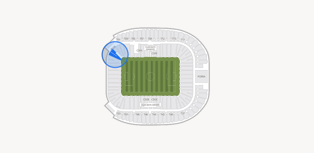 Estadio BBVA Bancomer Seating Chart