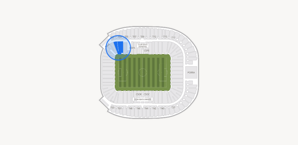 Estadio BBVA Bancomer Seating Chart