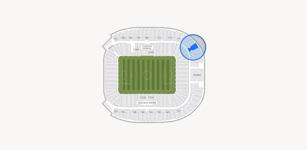 Estadio BBVA Bancomer Seating Chart