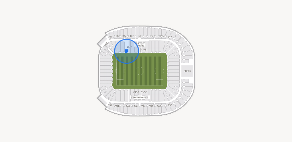 Estadio BBVA Bancomer Seating Chart