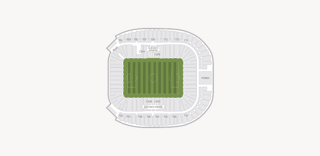 Estadio BBVA Bancomer Seating Chart
