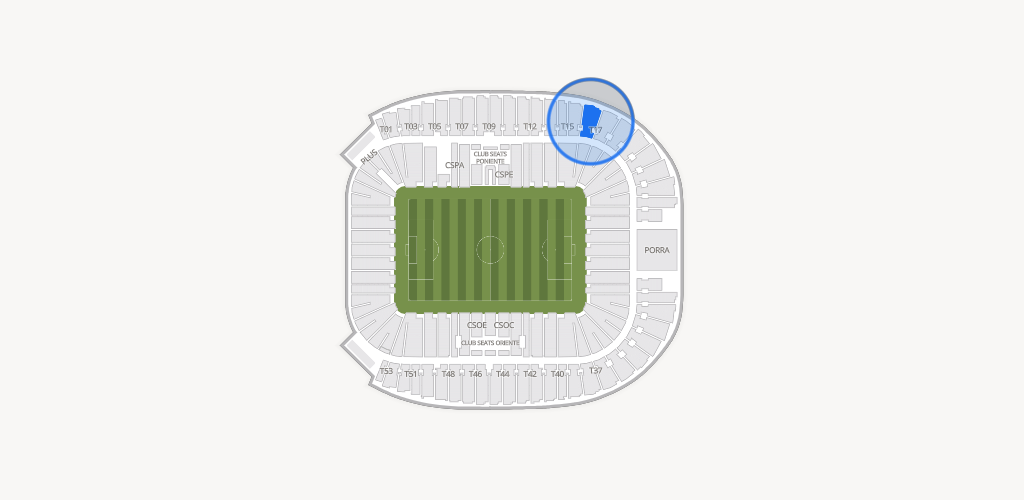 Estadio BBVA Bancomer Seating Chart