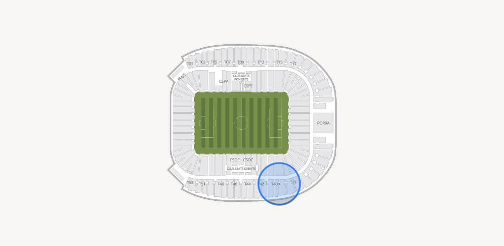 Estadio BBVA Bancomer Seating Chart
