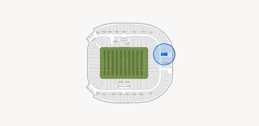 Estadio BBVA Bancomer Seating Chart