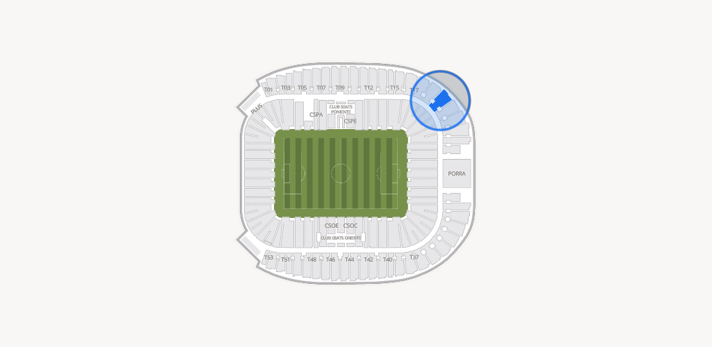 Estadio BBVA Bancomer Seating Chart