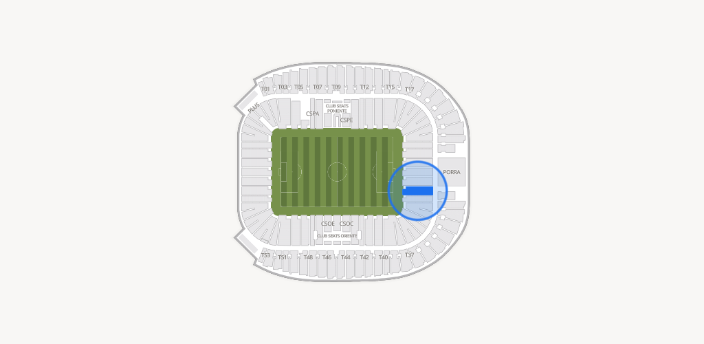Estadio BBVA Bancomer Seating Chart