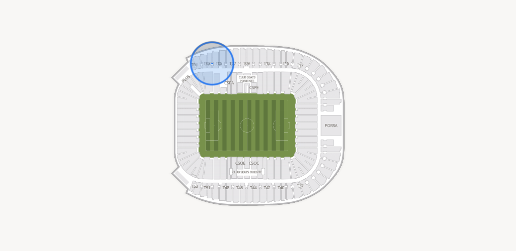 Estadio BBVA Bancomer Seating Chart