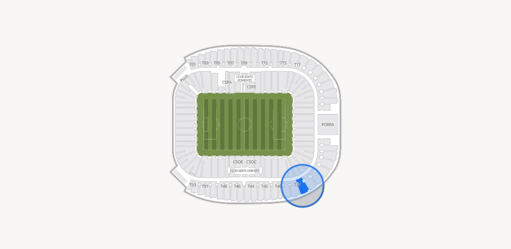 Estadio BBVA Bancomer Seating Chart