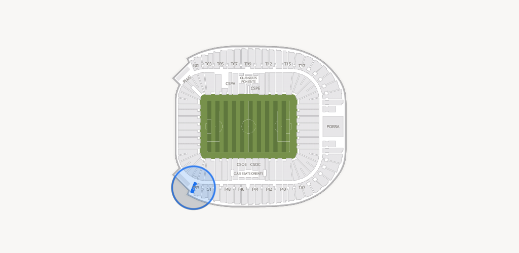 Estadio BBVA Bancomer Seating Chart