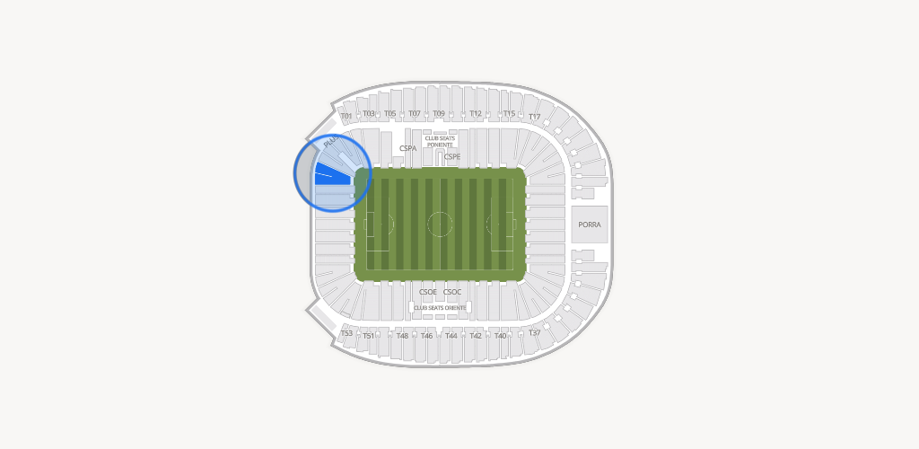 Estadio BBVA Bancomer Seating Chart