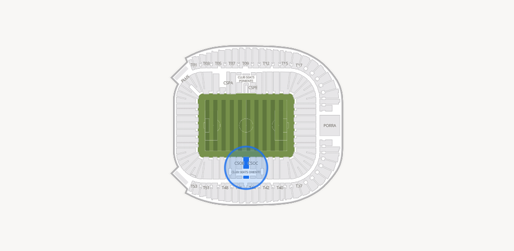 Estadio BBVA Bancomer Seating Chart
