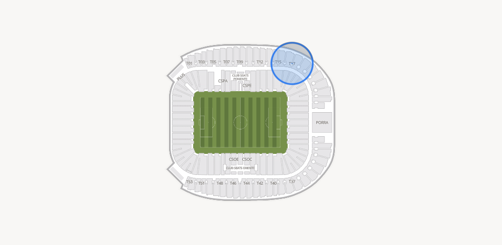 Estadio BBVA Bancomer Seating Chart